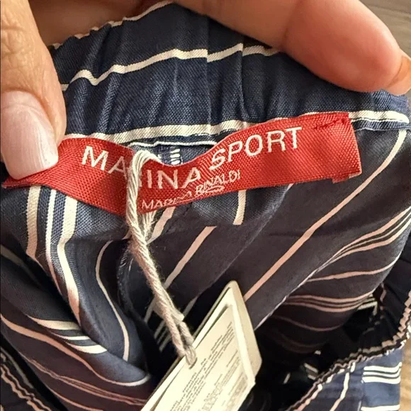 Marina Rinaldi Women's Indaco Recapito Straight Leg Pants Size 16 NWT - Picture 11 of 12